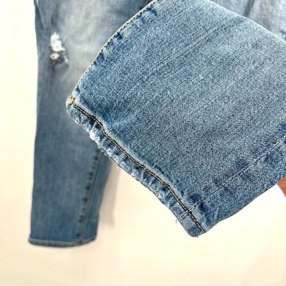 7 FOR ALL MANKIND Woman's Josefina Hidden Button Fly Denim Jeans Size 28 - Picture 5 of 14